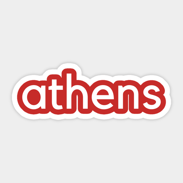 athens Sticker by HeyDay McRae